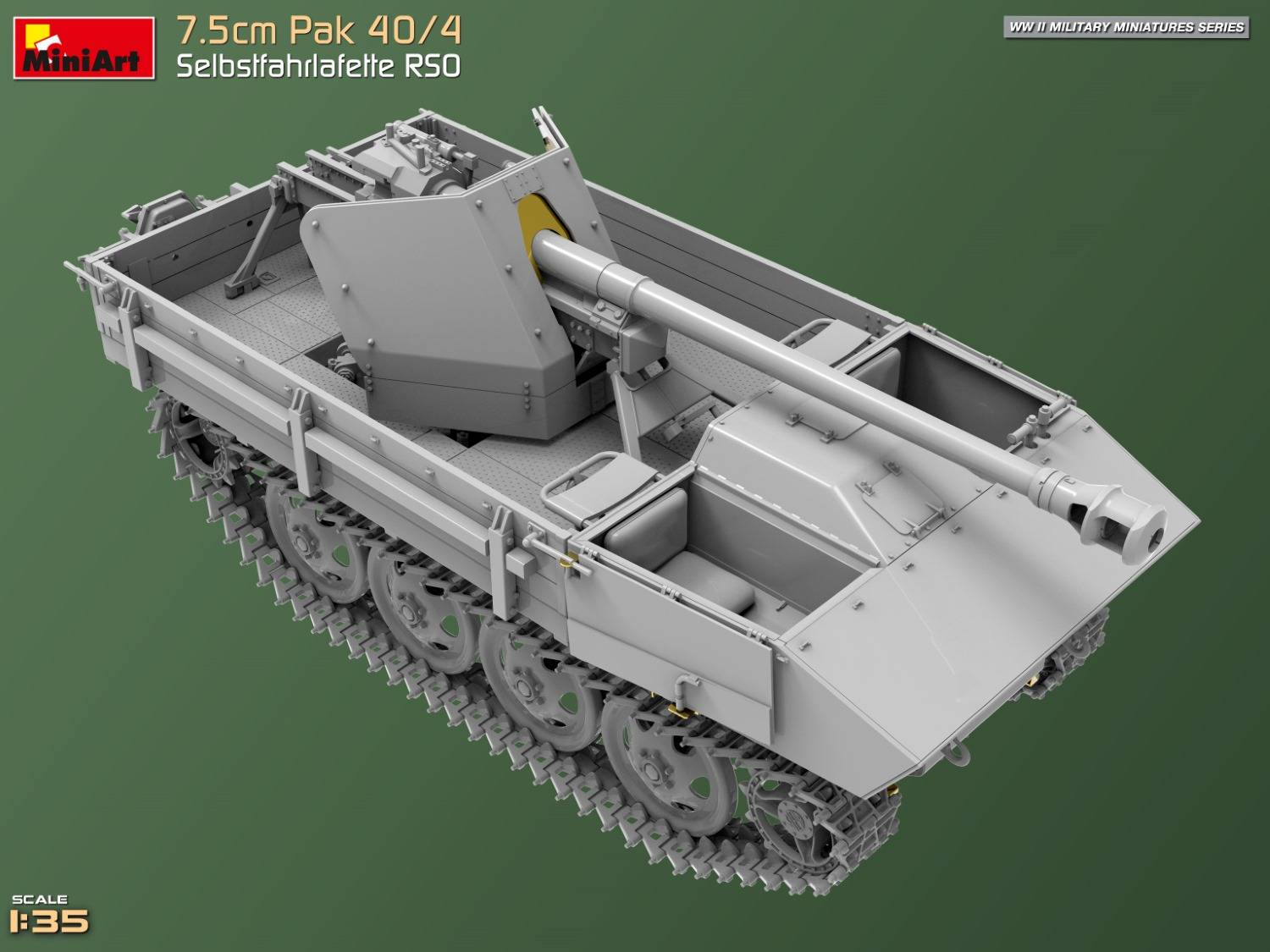 7.5cm PaK 40/4 auf gep. Selbstfahrlafette RSO – Image 11