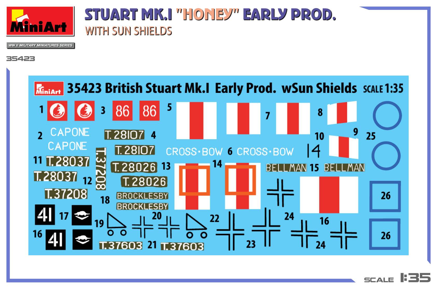 Stuart Mk.I “Honey” Early Prod. w/Sun Shields – Image 2