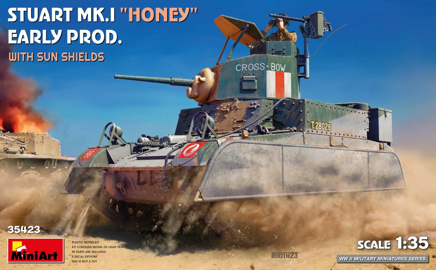 Stuart Mk.I “Honey” Early Prod. w/Sun Shields
