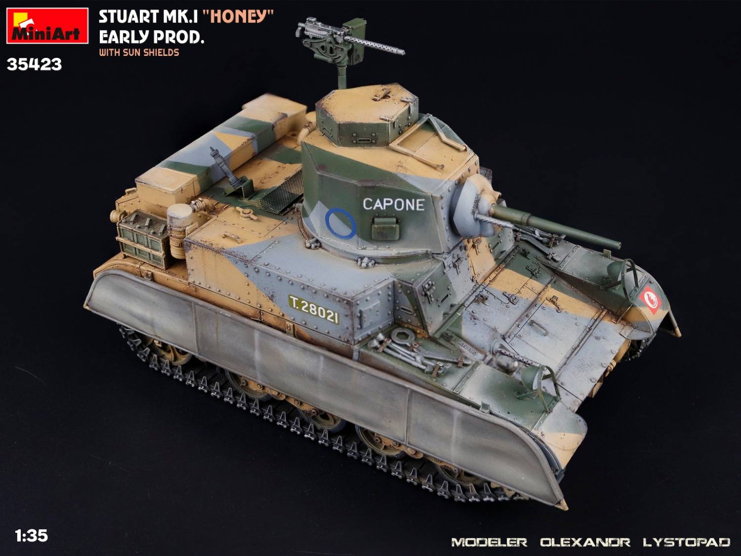 Stuart Mk.I “Honey” Early Prod. w/Sun Shields – Image 9