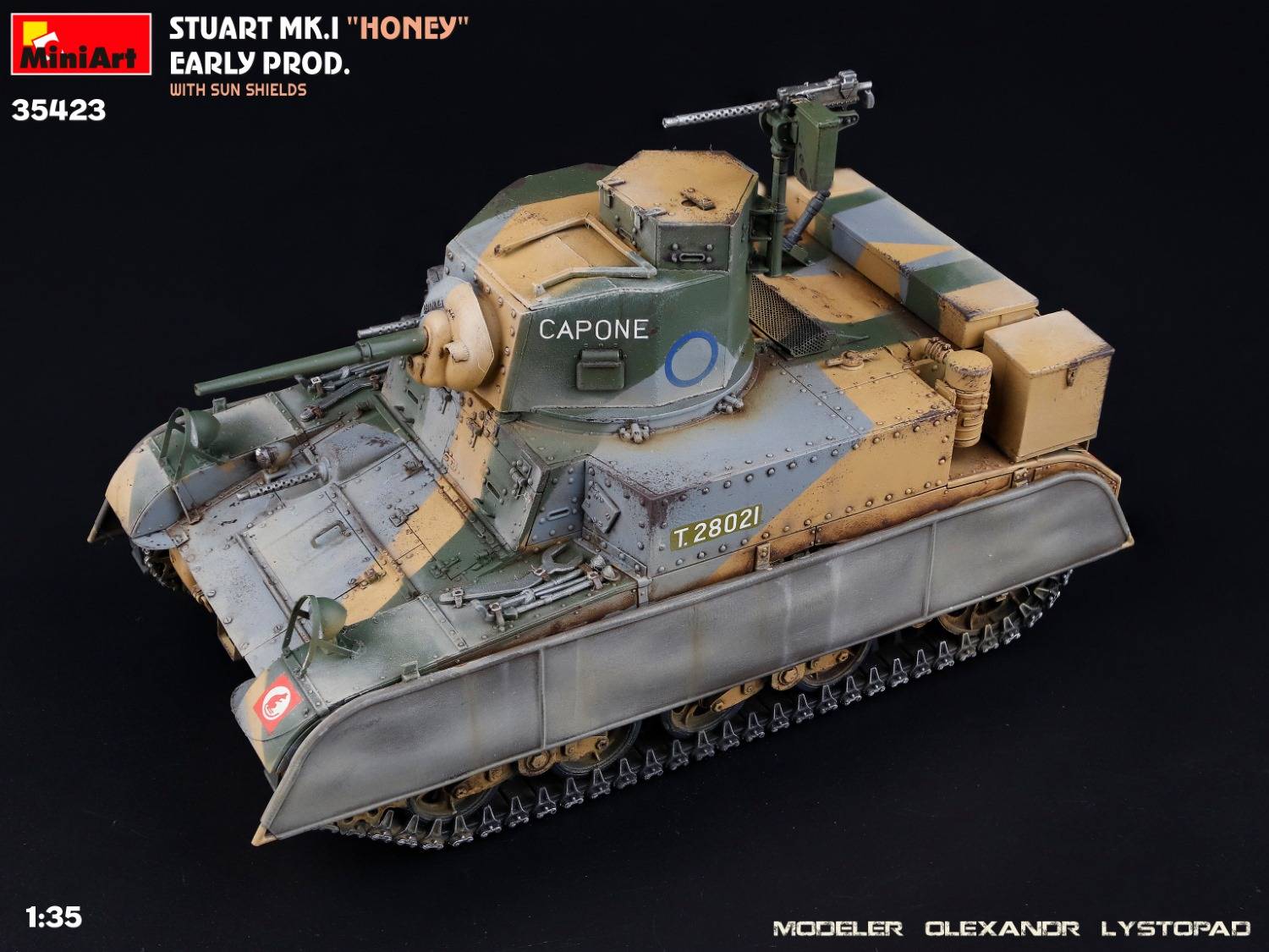 Stuart Mk.I “Honey” Early Prod. w/Sun Shields – Image 10