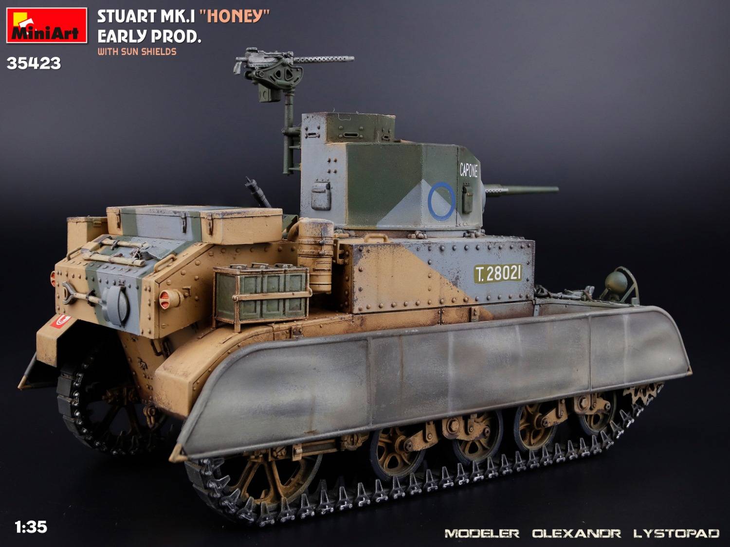 Stuart Mk.I “Honey” Early Prod. w/Sun Shields – Image 12