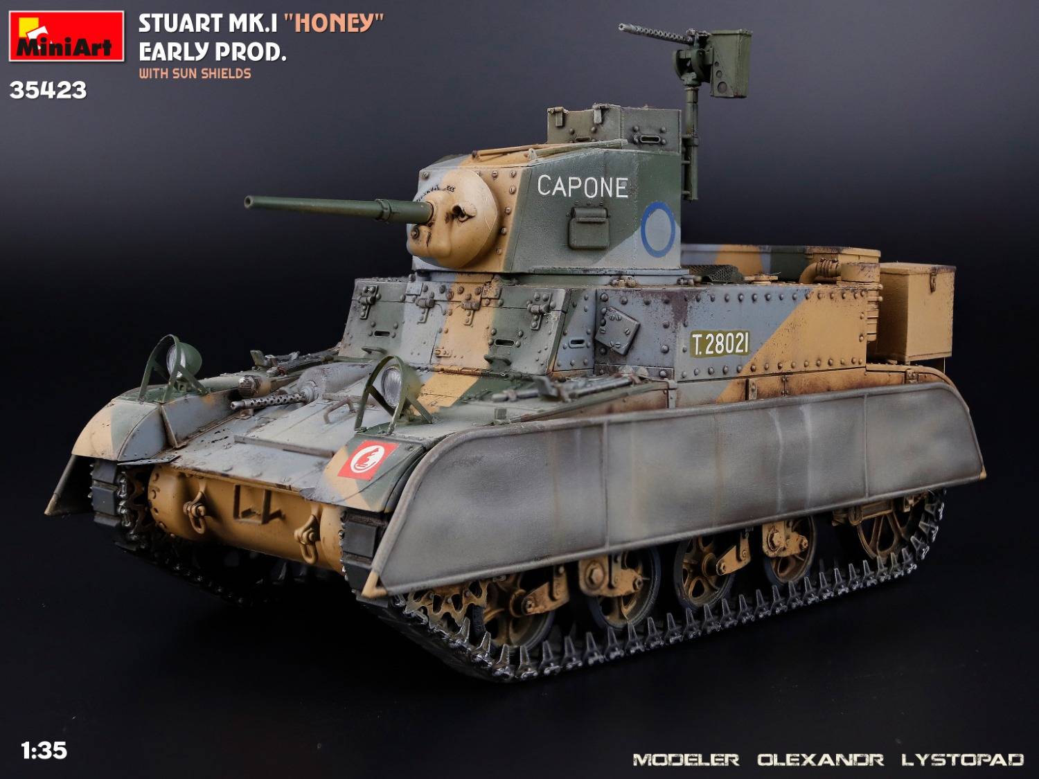 Stuart Mk.I “Honey” Early Prod. w/Sun Shields – Image 13