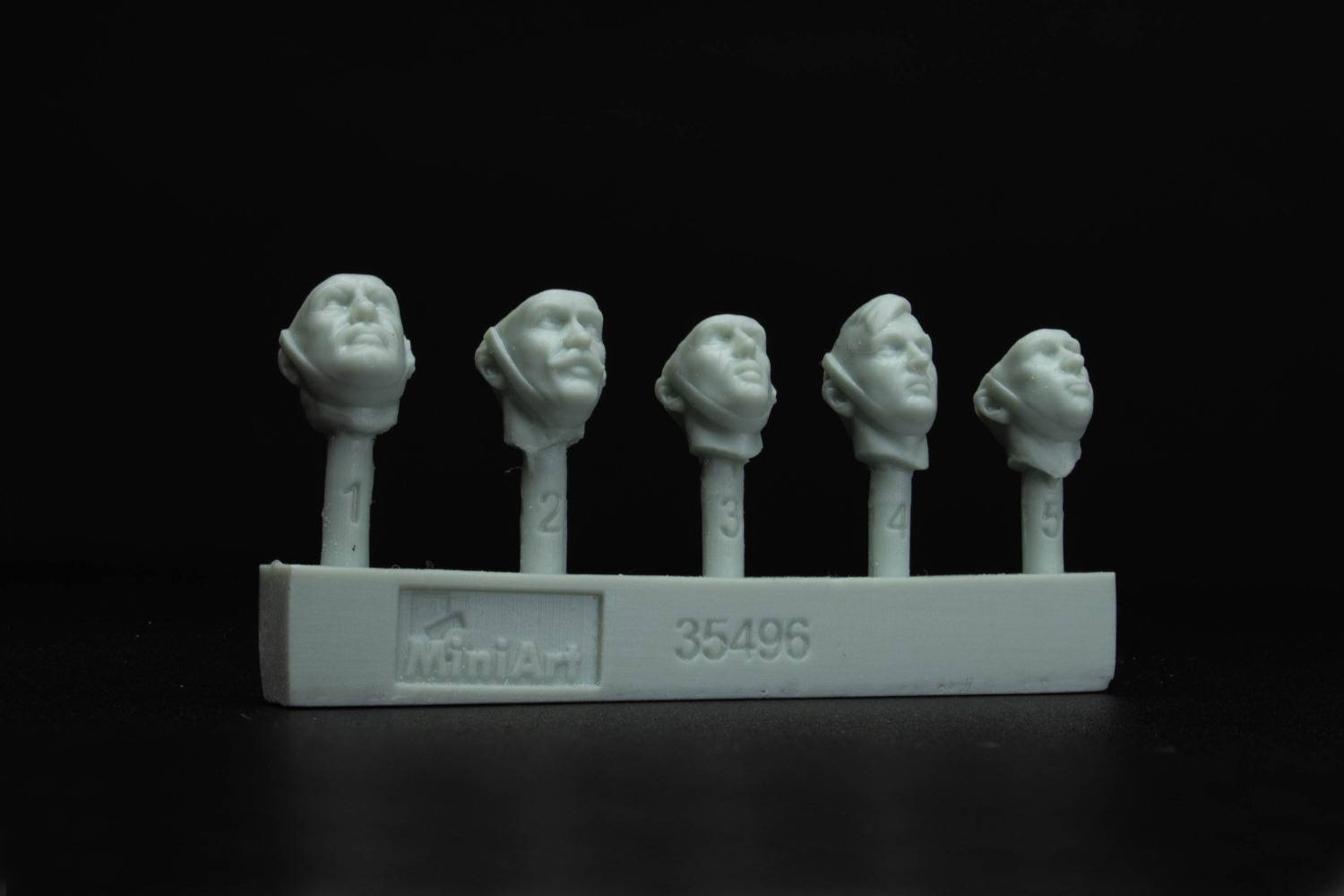 British Tank Riders (NW Europe) Resin Heads – Image 7
