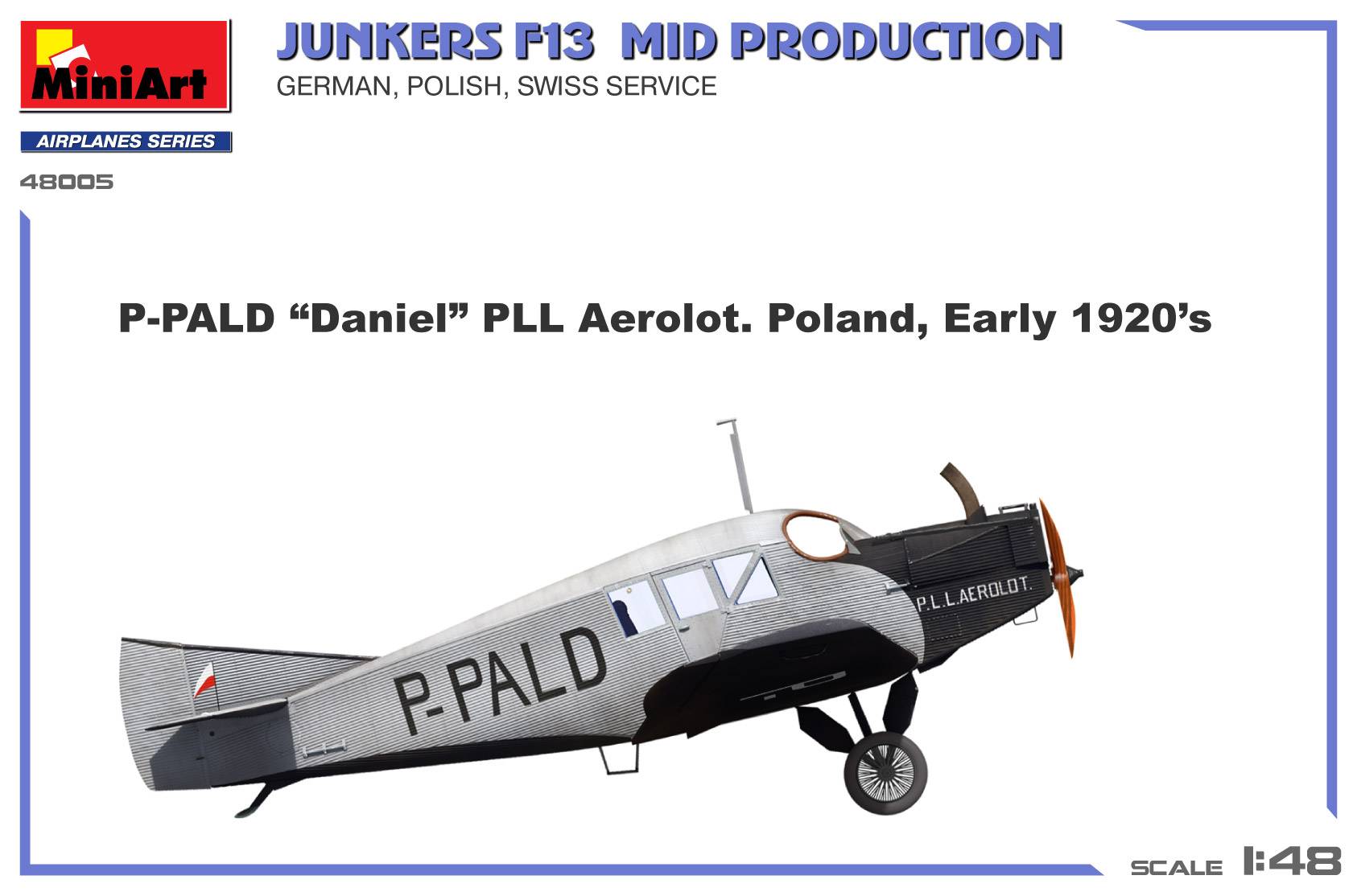 Junkers F13. Mid Production German, Polish, Swiss Service – Image 5