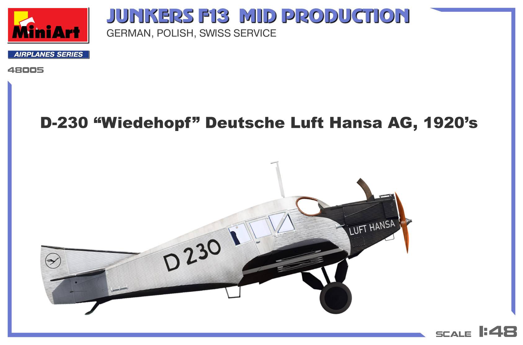Junkers F13. Mid Production German, Polish, Swiss Service – Image 6