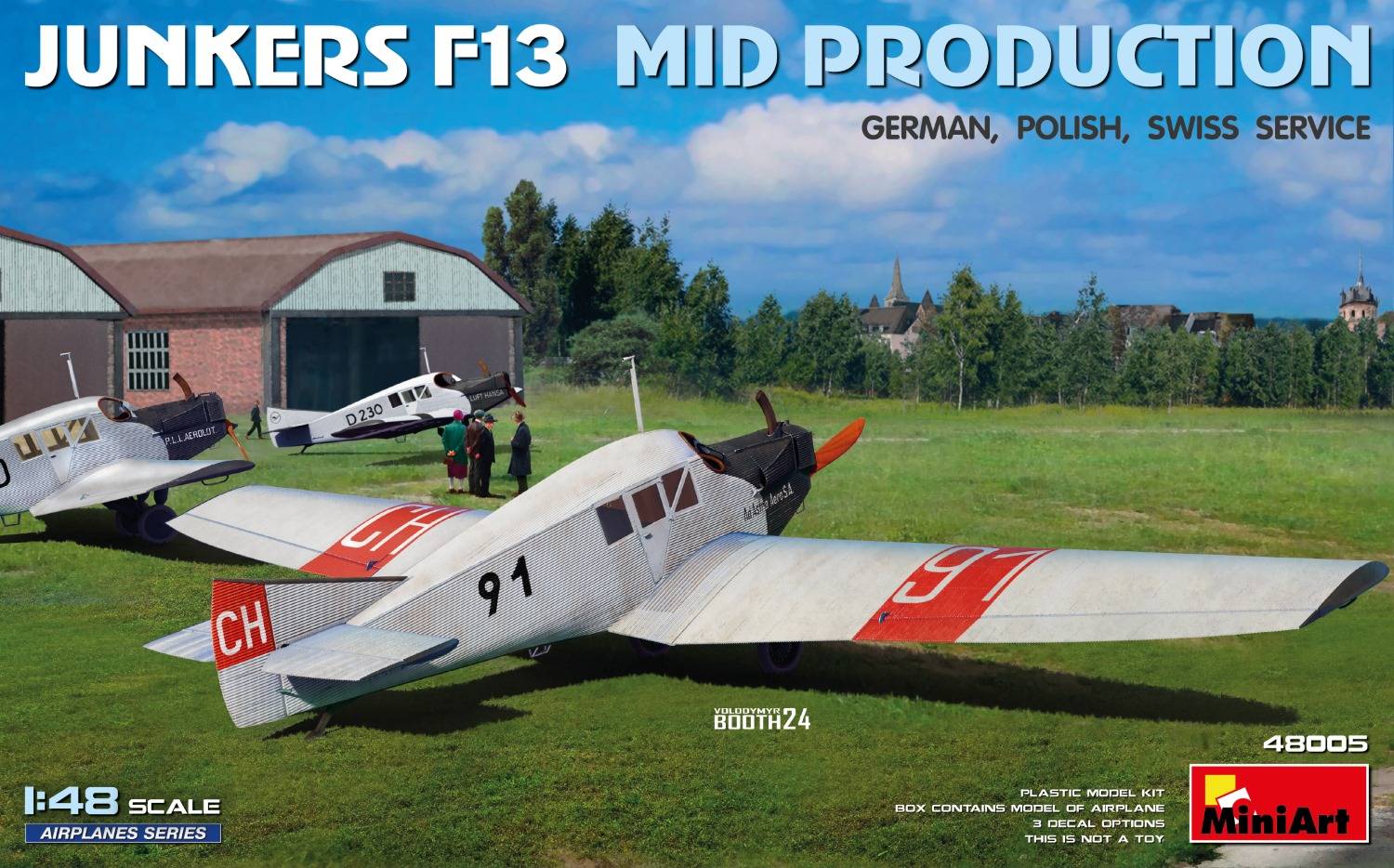 Junkers F13. Mid Production German, Polish, Swiss Service