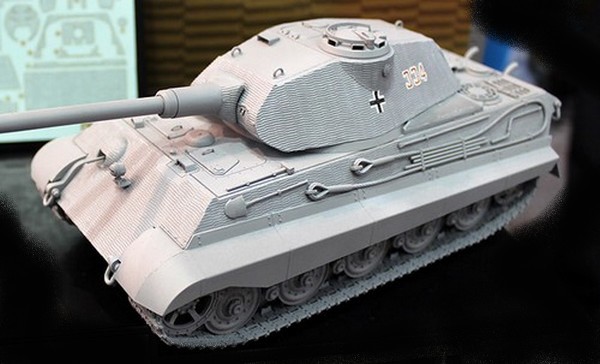Zimmerit Coating Sheet - King Tiger Porsche Turret – Image 4