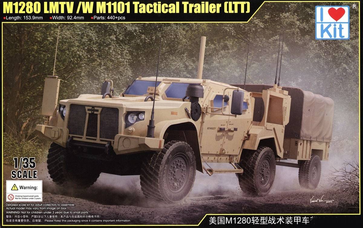 M1280 LMTV With M1101 Tactical Trailer (LTT)