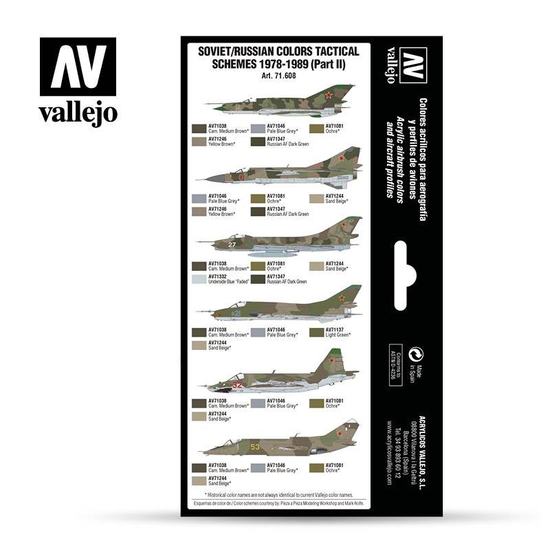 Soviet/Russian colors Tactical Schemes 1978-1989 (Part II) – Image 2