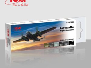 Acrylic paint set for Luftwaffe night bombers