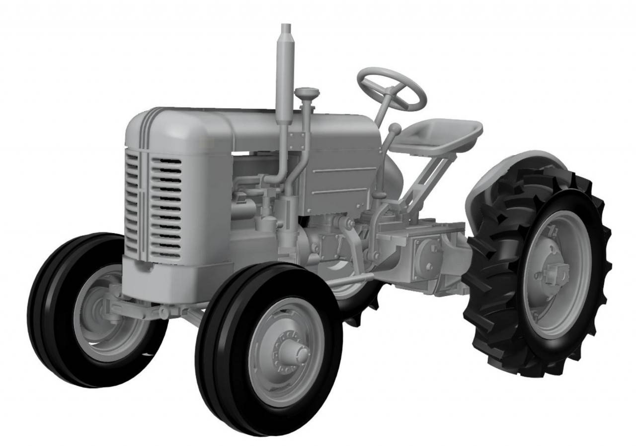 US Army Case VAI & VAC tractor with compaction roller – Image 7