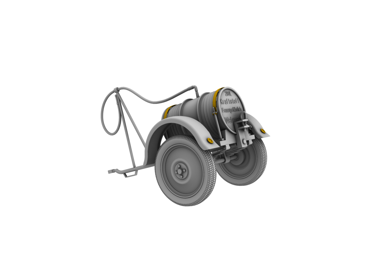 Small German Fuel Trailer – Image 5
