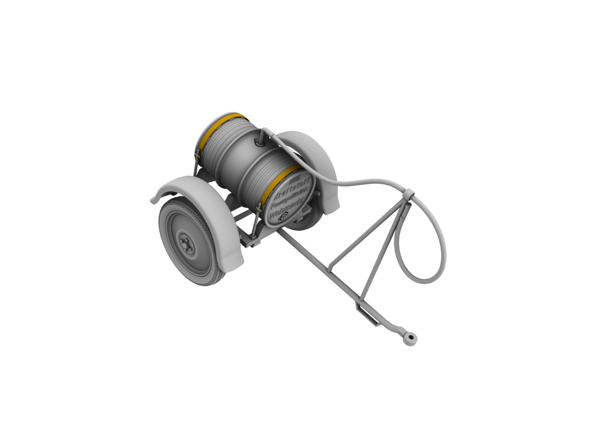 Small German Fuel Trailer – Image 6