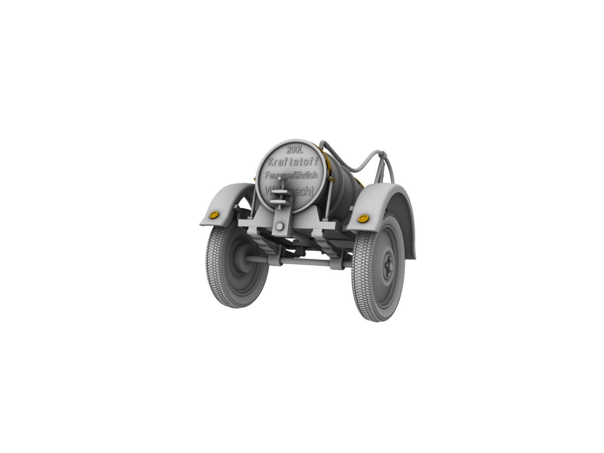 Small German Fuel Trailer – Image 7