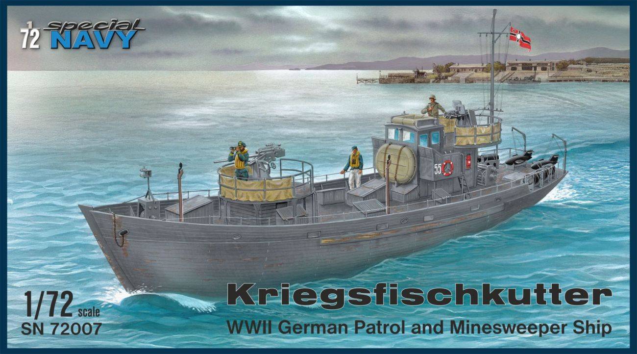 Kriegsfischkutter WWII German Patrol and Minesweeper Ship