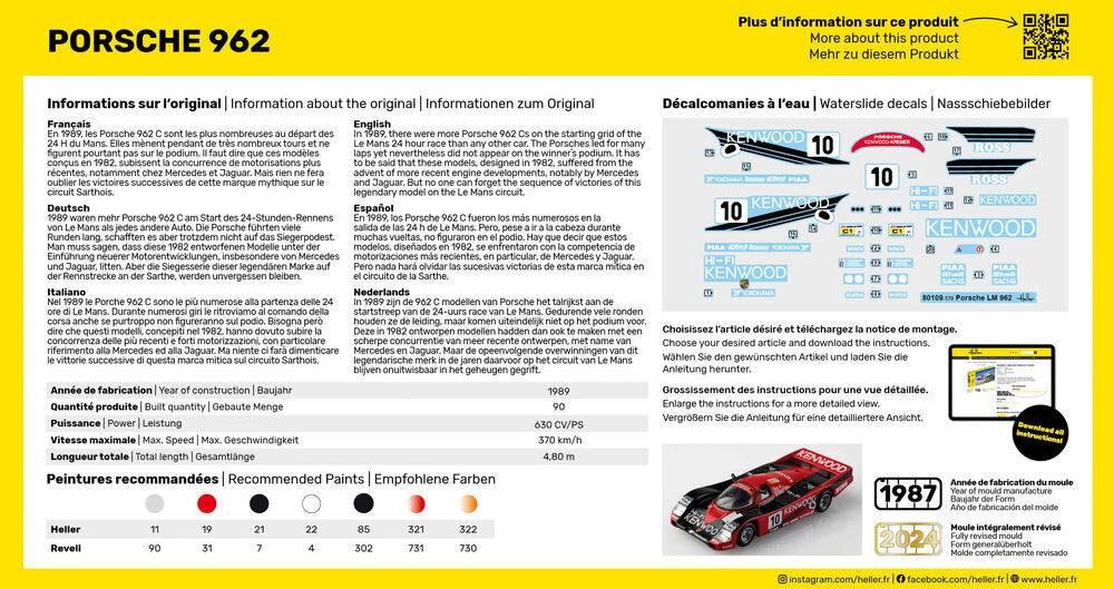 STARTER KIT Porsche 962 – Image 2