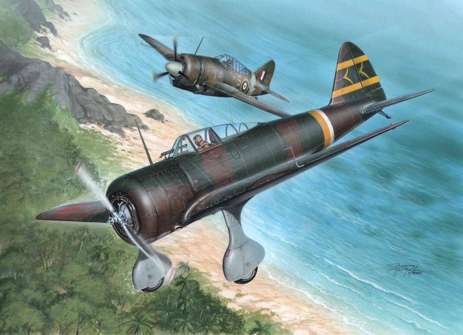 Nakajima Ki-27 Otsu "Over Malaya and Philippines" – Image 11