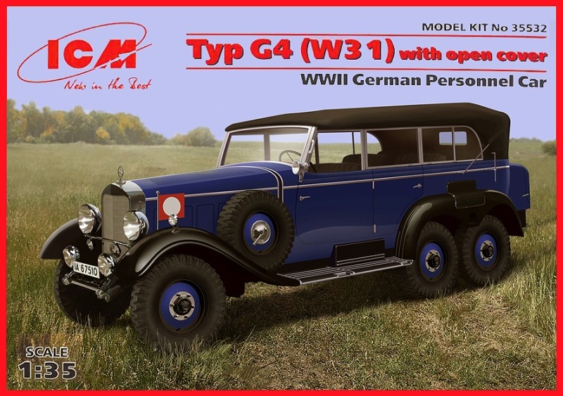 Typ G4 (W31) Passenger Car w/ Open Cover