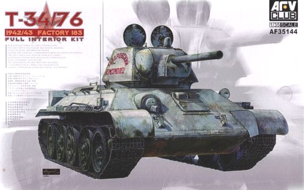 T-34/76 1942/43 Factory 183 Kit intérieur complet