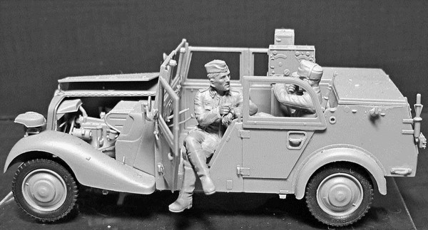 “Urgent Dispatch”, Mercedes Radio Car Sd.Kfz.2 Type 170VK With Crew – Image 6