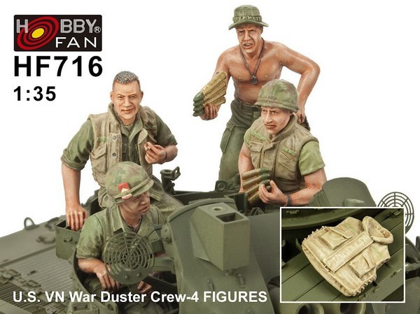 U.S. VN War Duster Crew-4 FIGURES