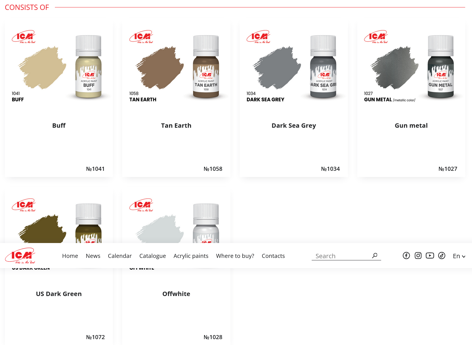 Acrylic paint set for WWI Armored vehicles – Image 2