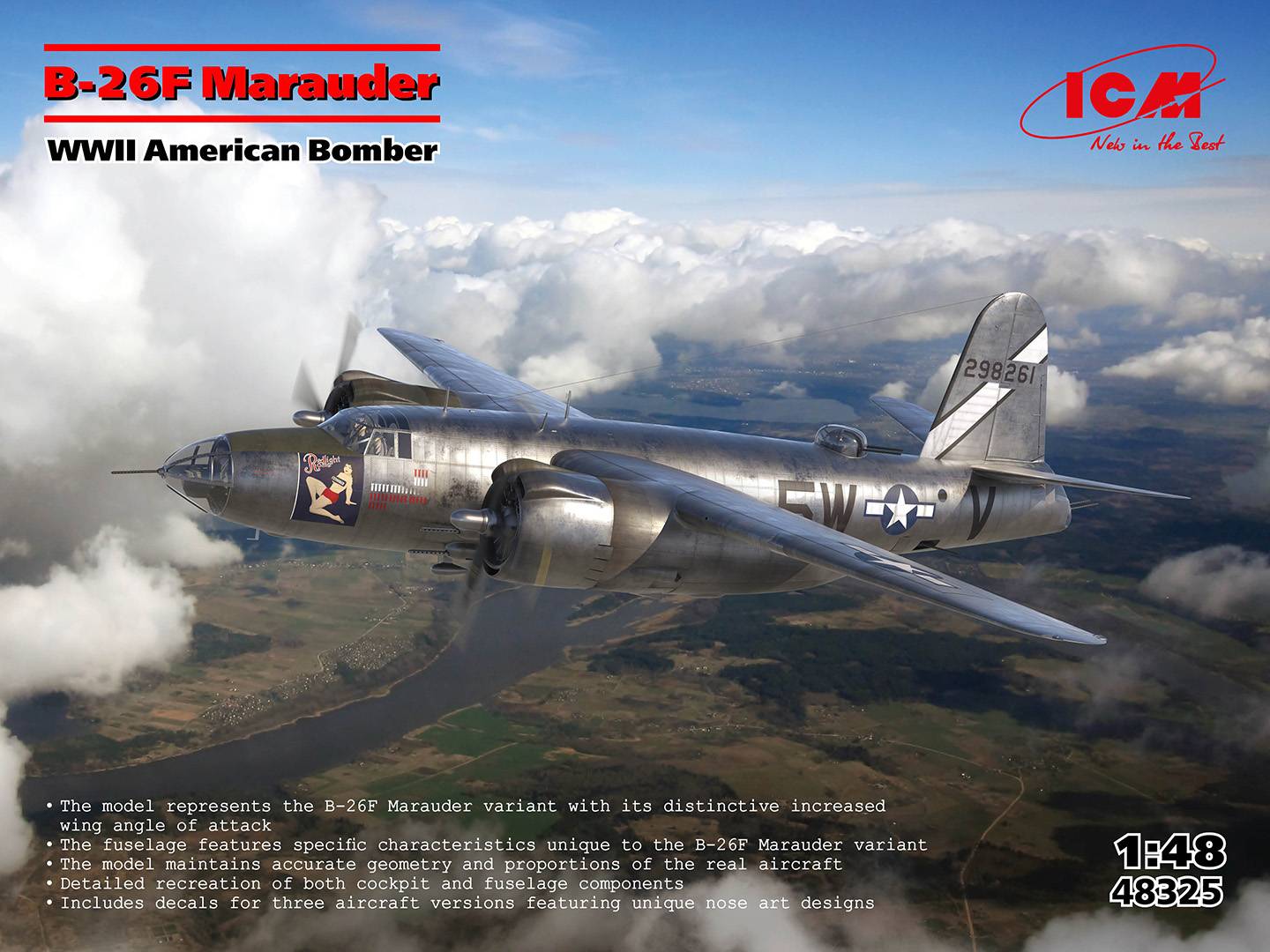 B-26F Marauder WWII American Bomber