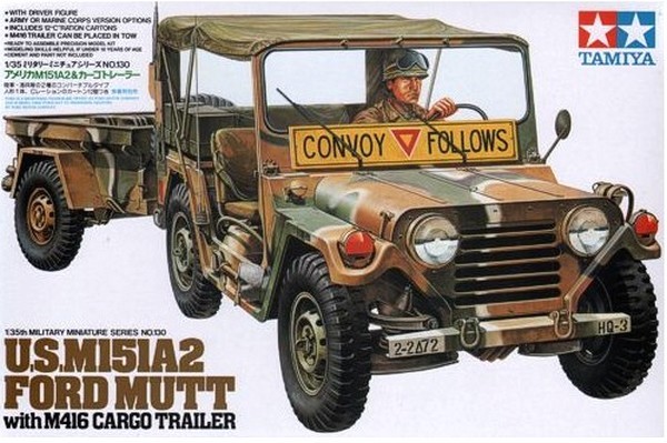 U.S. M151A2 Ford Mutt with M416 Cargo Trailer