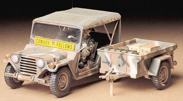 U.S. M151A2 Ford Mutt with M416 Cargo Trailer – Image 2