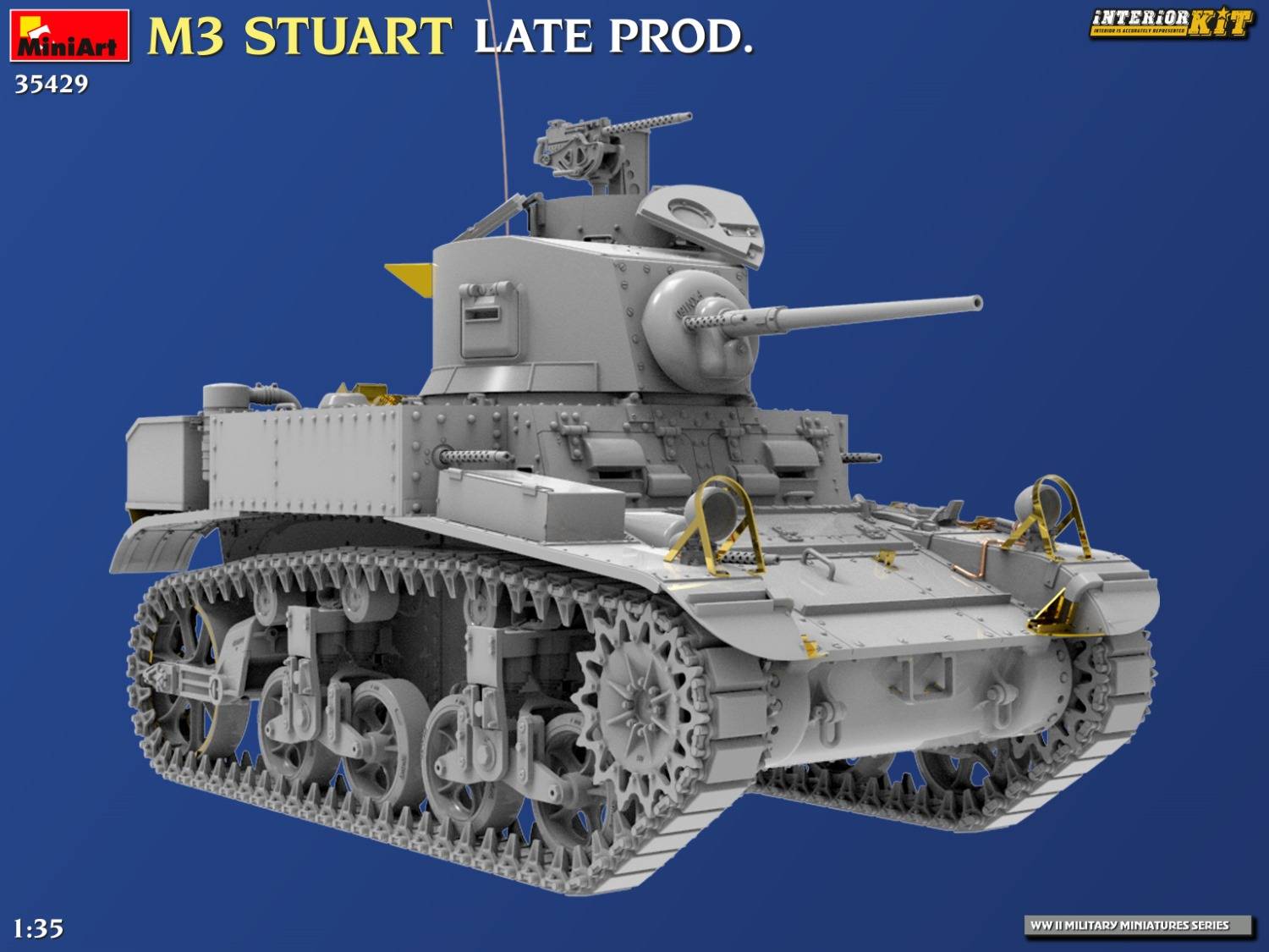 M3 STUART LATE PROD. INTERIOR KIT – Image 9