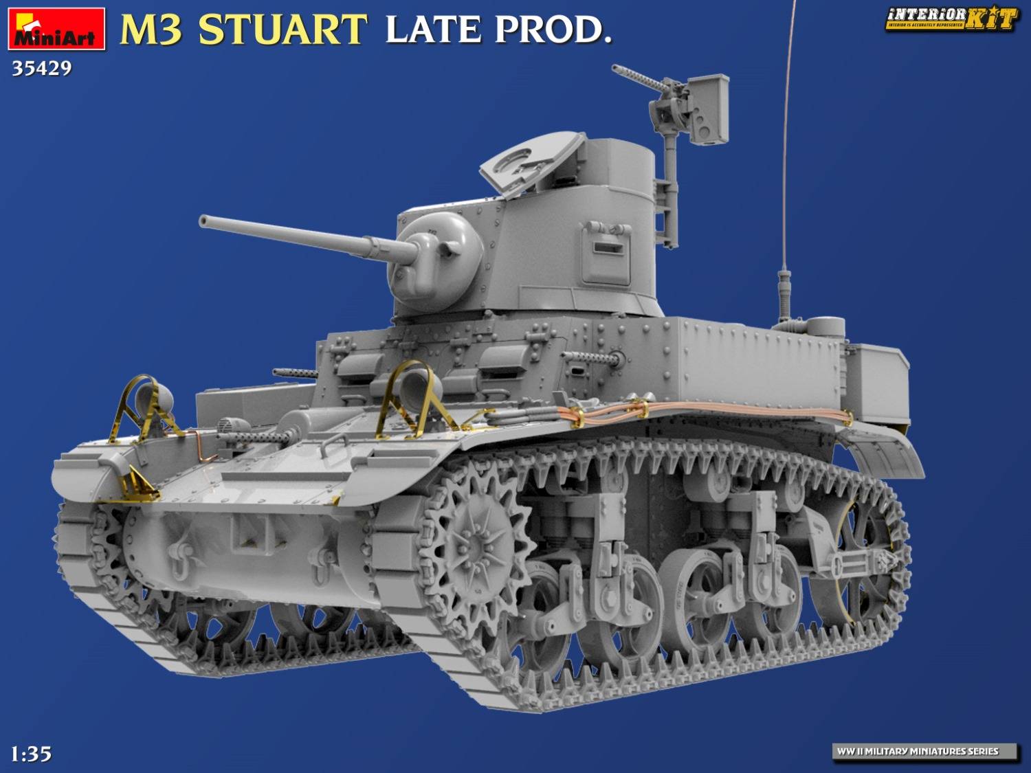 M3 STUART LATE PROD. INTERIOR KIT – Image 10