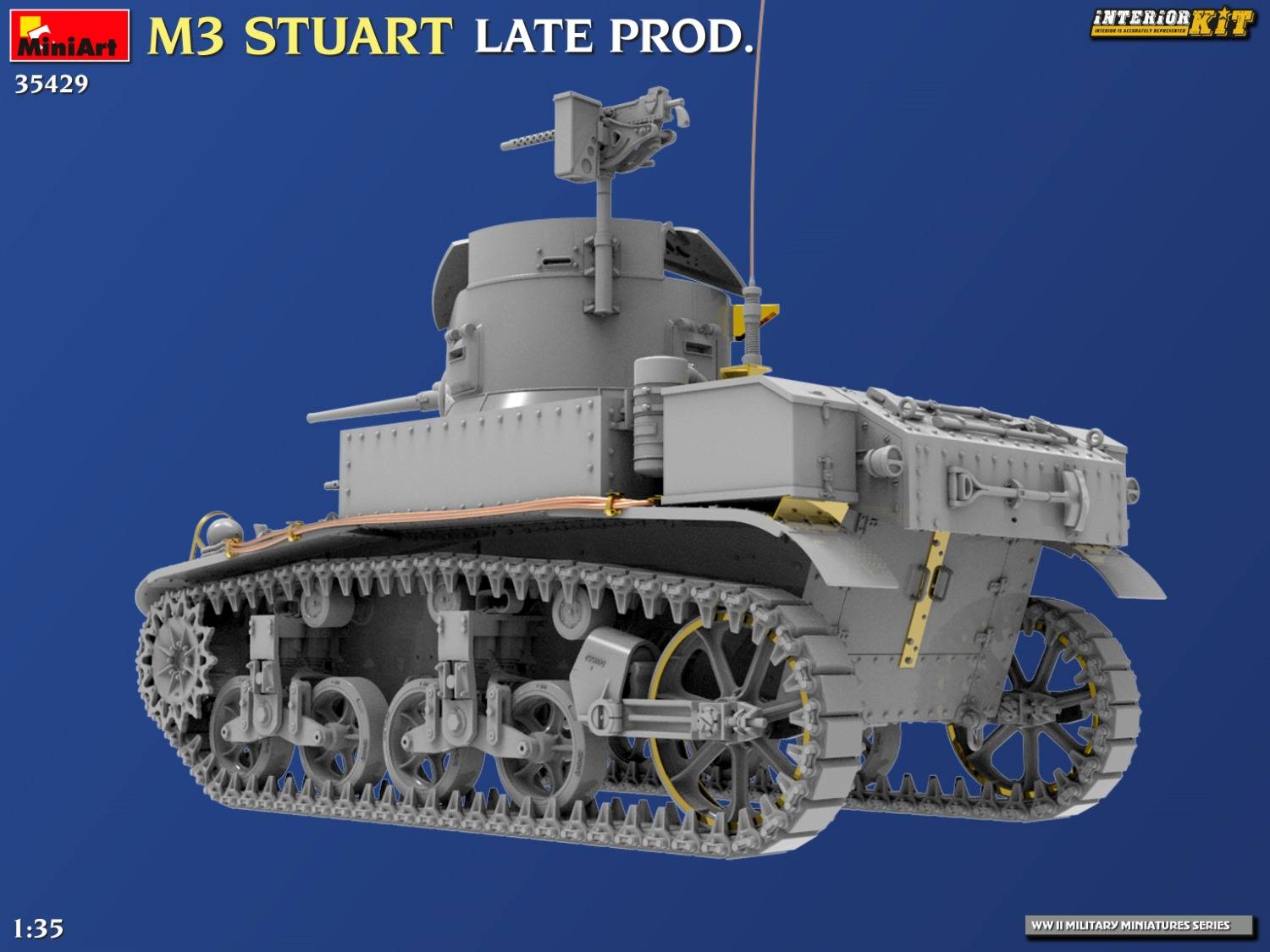 M3 STUART LATE PROD. INTERIOR KIT – Image 12