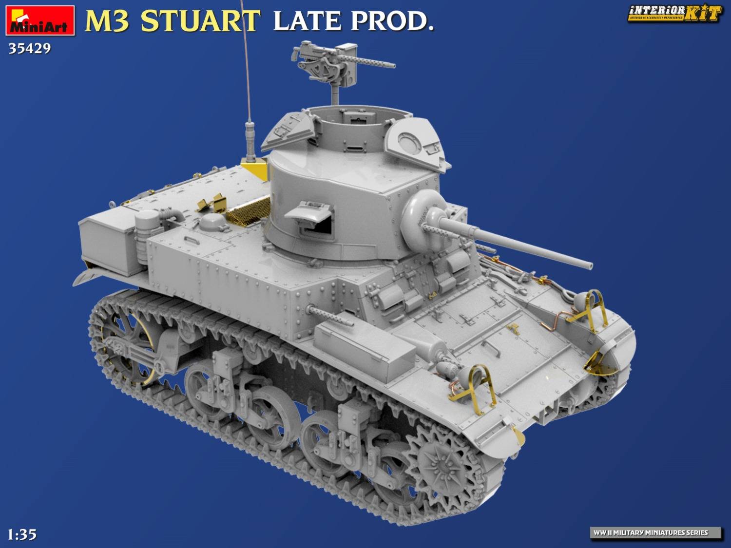 M3 STUART LATE PROD. INTERIOR KIT – Image 13