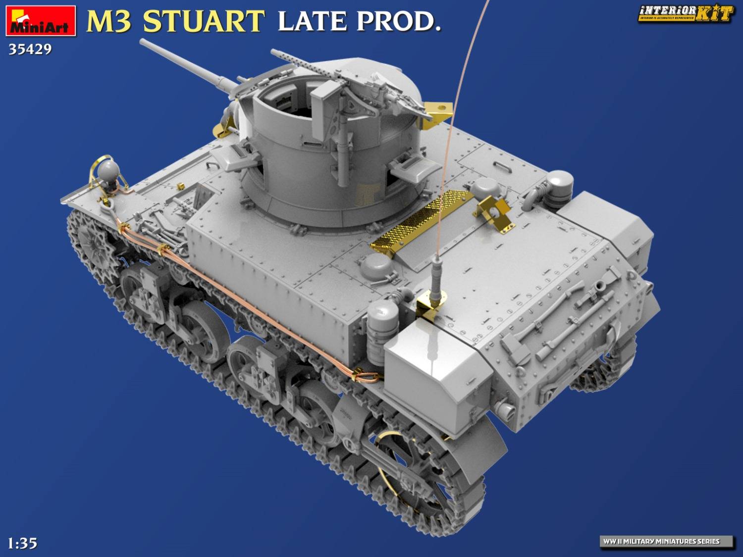 M3 STUART LATE PROD. INTERIOR KIT – Image 14