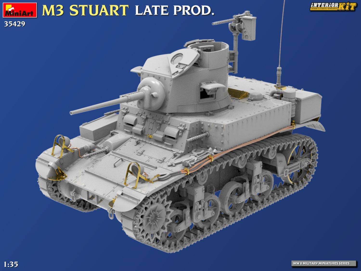 M3 STUART LATE PROD. INTERIOR KIT – Image 15