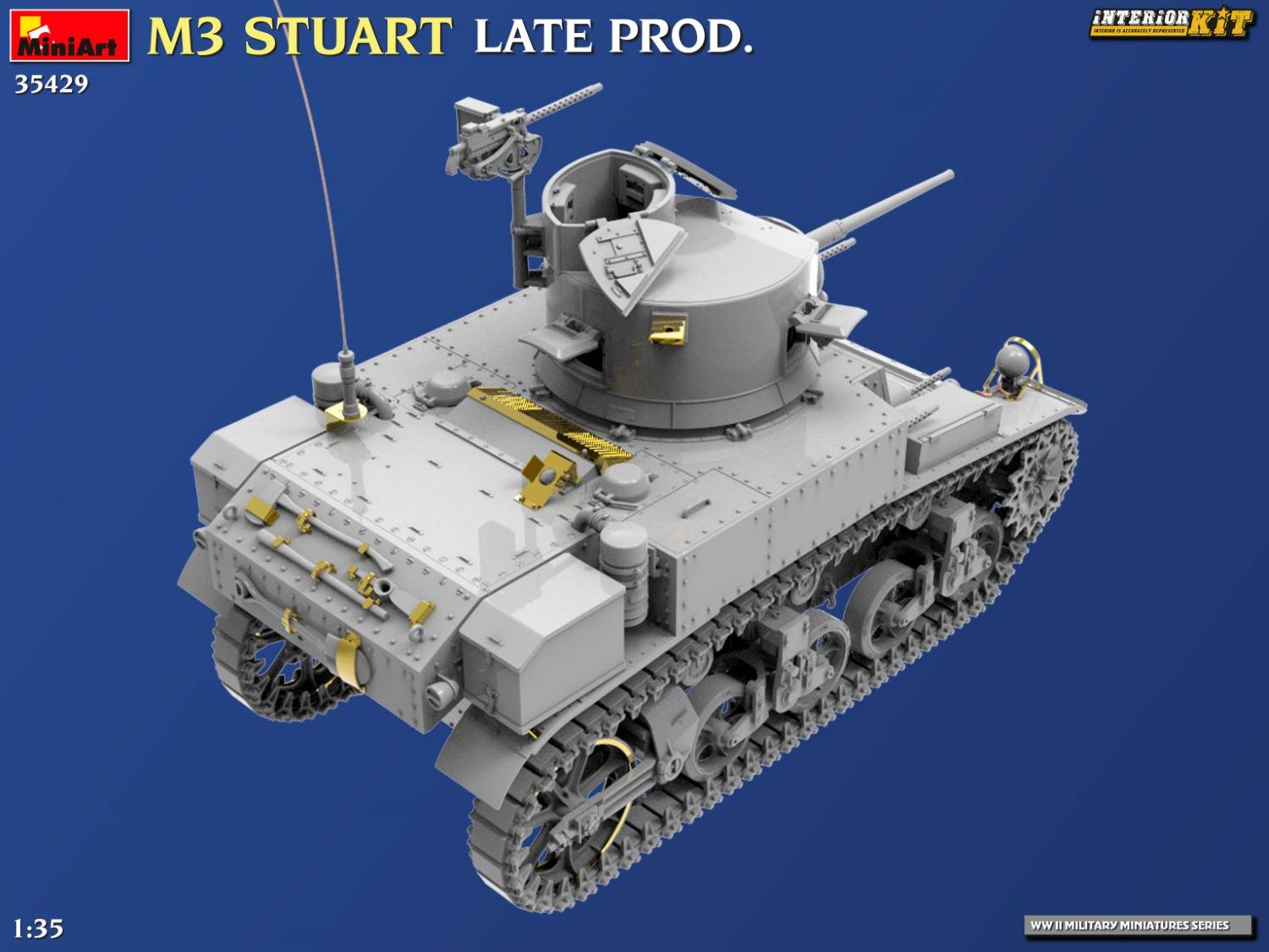 M3 STUART LATE PROD. INTERIOR KIT – Image 16