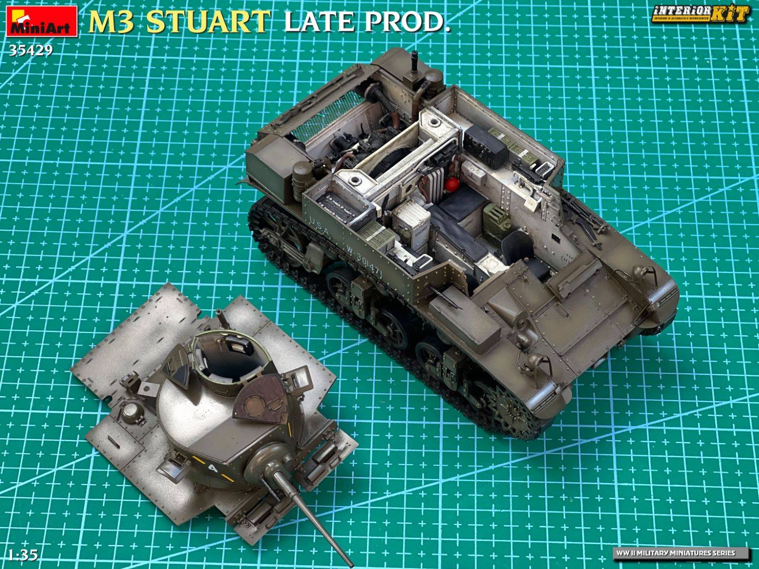 M3 STUART LATE PROD. INTERIOR KIT – Image 17