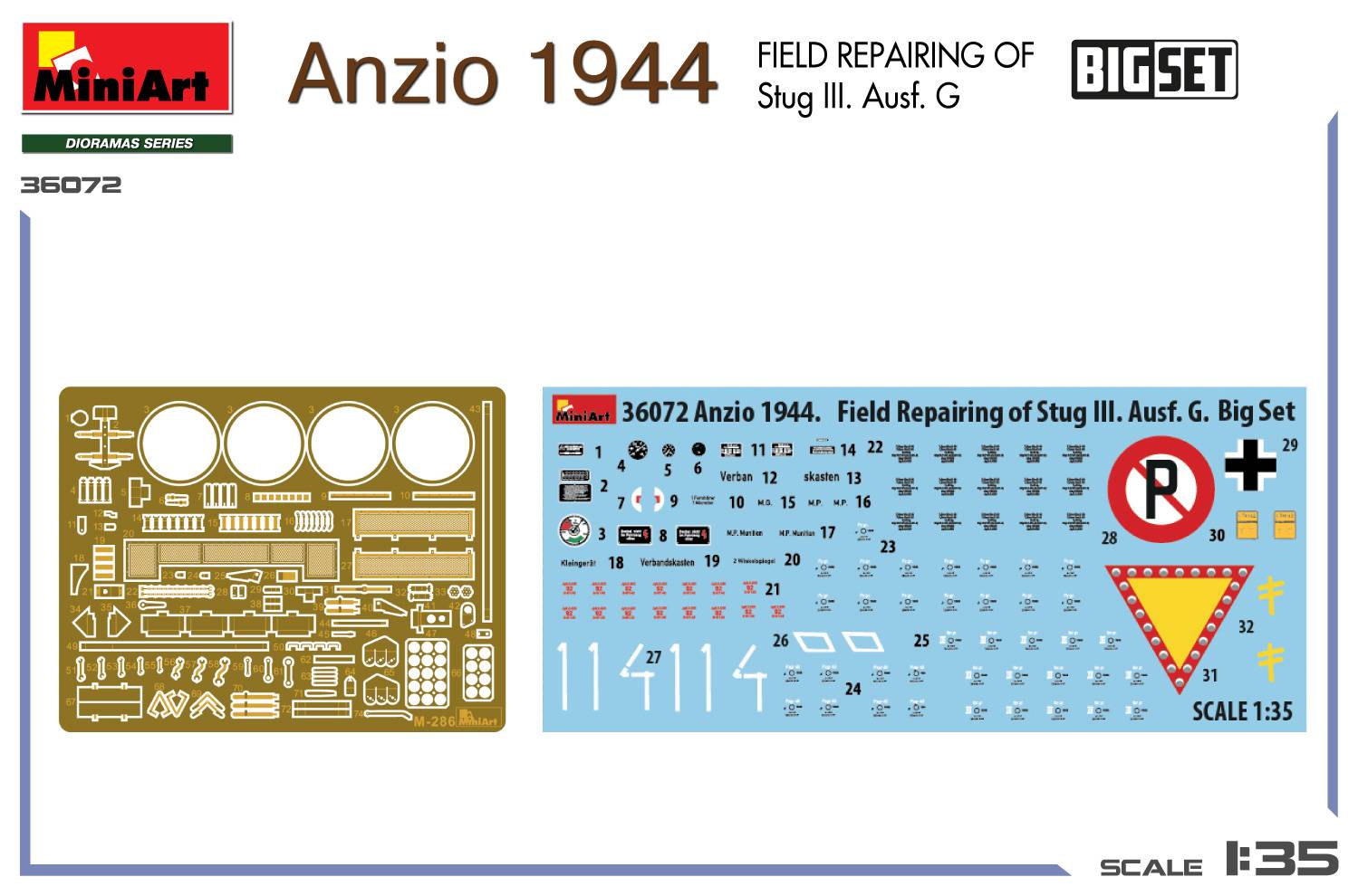 Anzio 1944 Field Repairing of Stug III Ausf. G BIG SET – Image 3