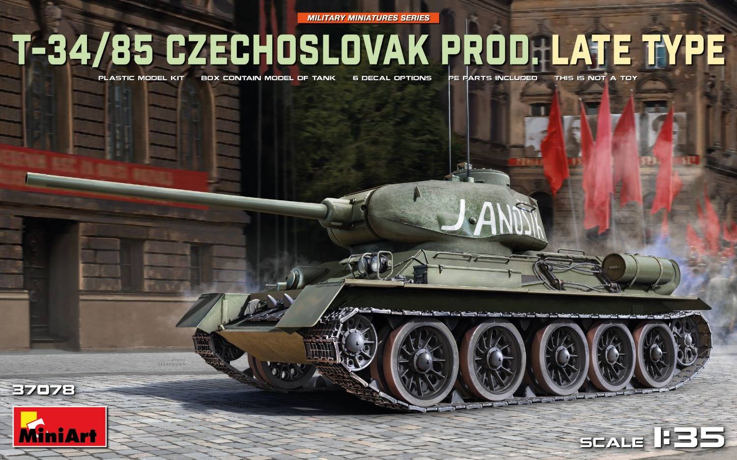 T-34-85 Czechoslovak Prod. Late Type