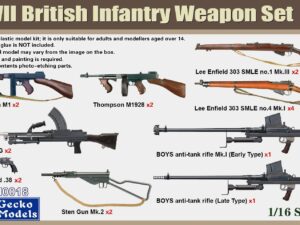 WWII British Infantry Weapon Set