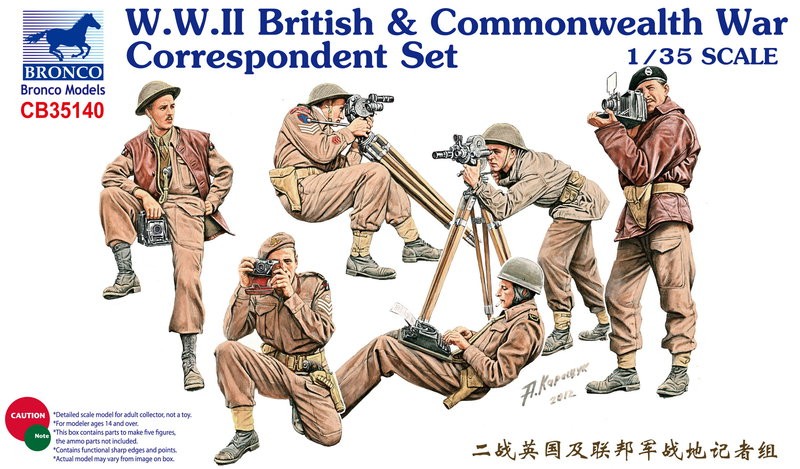 W.W.II British & Commonwealth War Correspondent Set