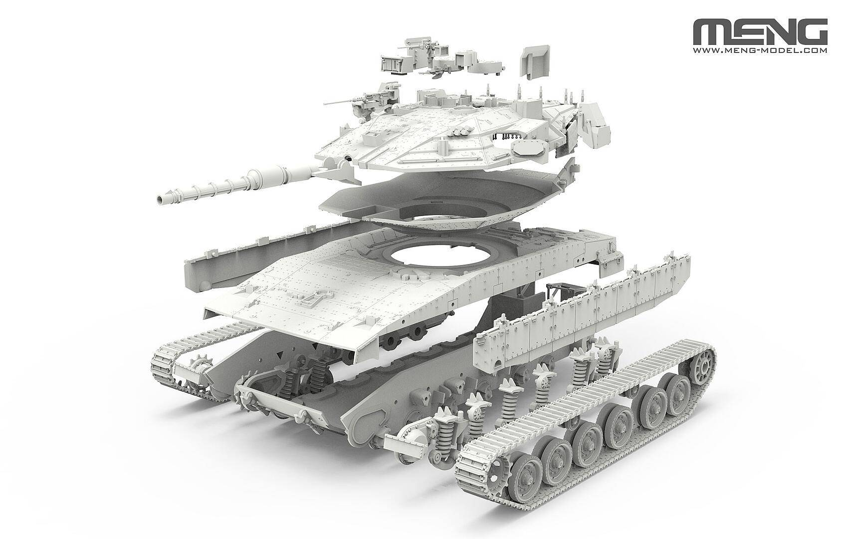 Israeli Main Battle Tank Merkava Mk.4M w/ Trophy Active Protection System – Image 6