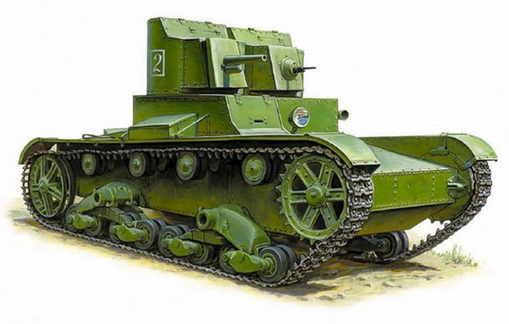 Soviet light tank T-26 mod. 1932 – Image 6