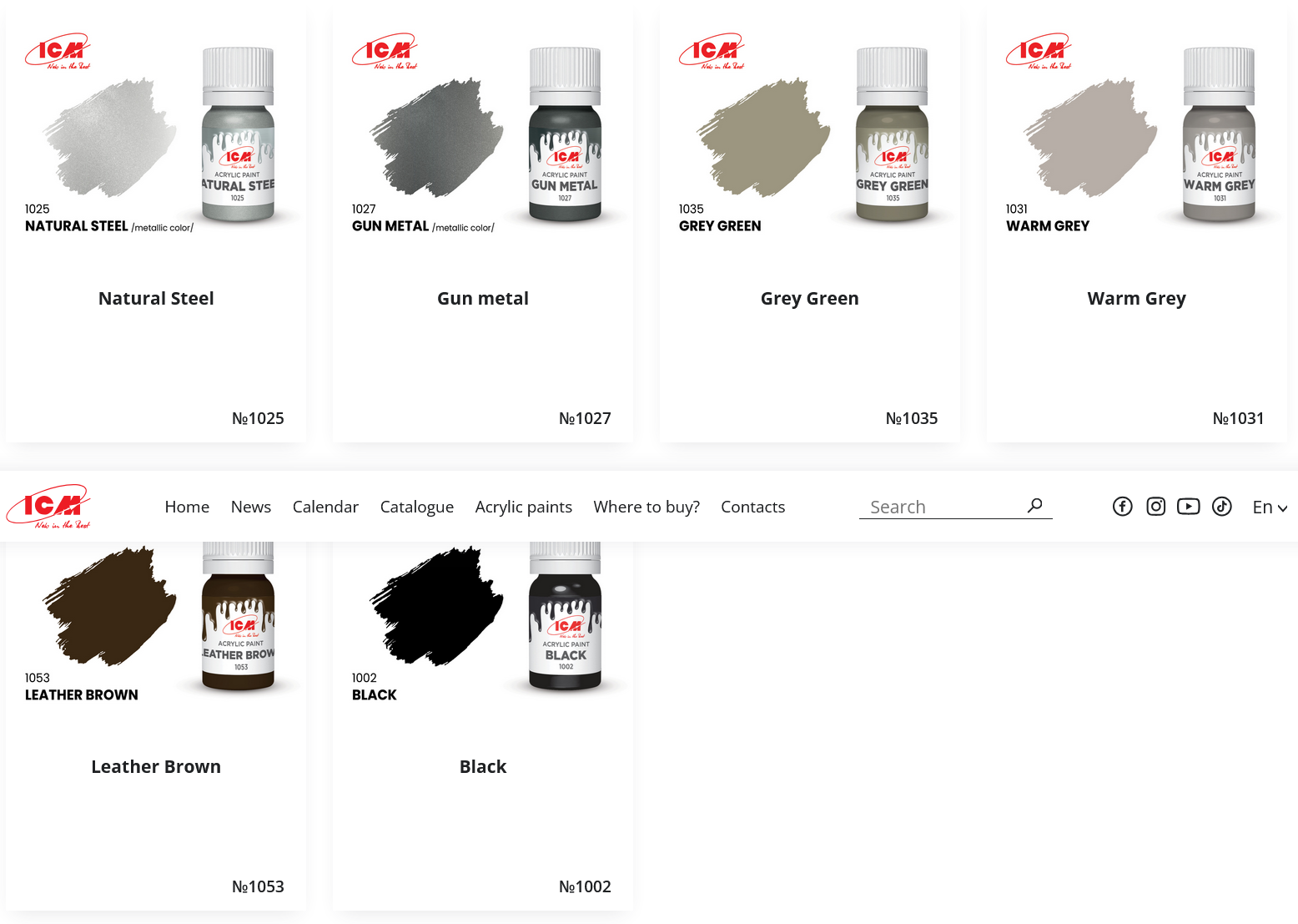 Acrylic paints set for WWI & WWII Weapon and equipment – Image 2