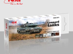 Acrylic paints set for AFU Leopard tanks