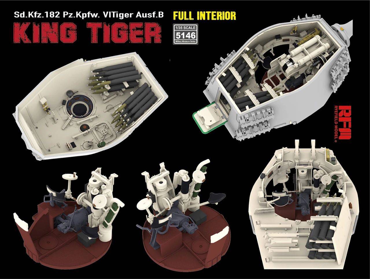 Pz.Kpfw.VI Ausf.B King Tiger Henschel Turret Sd.Kfz. 182 – Image 4