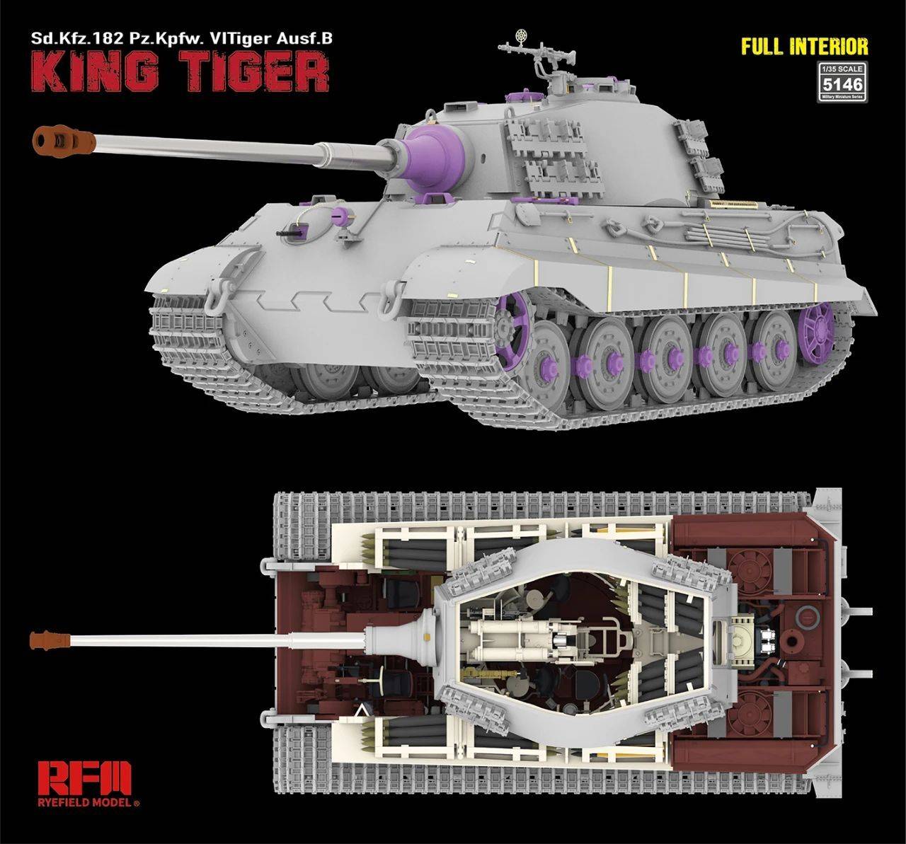 Pz.Kpfw.VI Ausf.B King Tiger Henschel Turret Sd.Kfz. 182 – Image 2