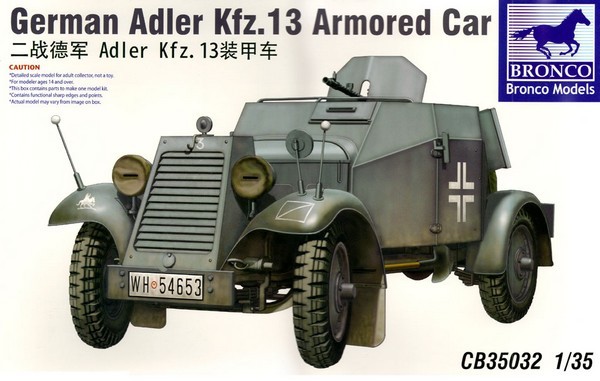 German Adler Kfz. 13 Armored Car