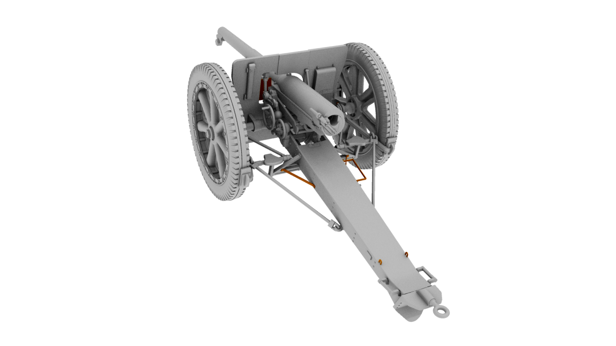 75mm French Field Gun Mle 1897 Modified 1938 – Image 10